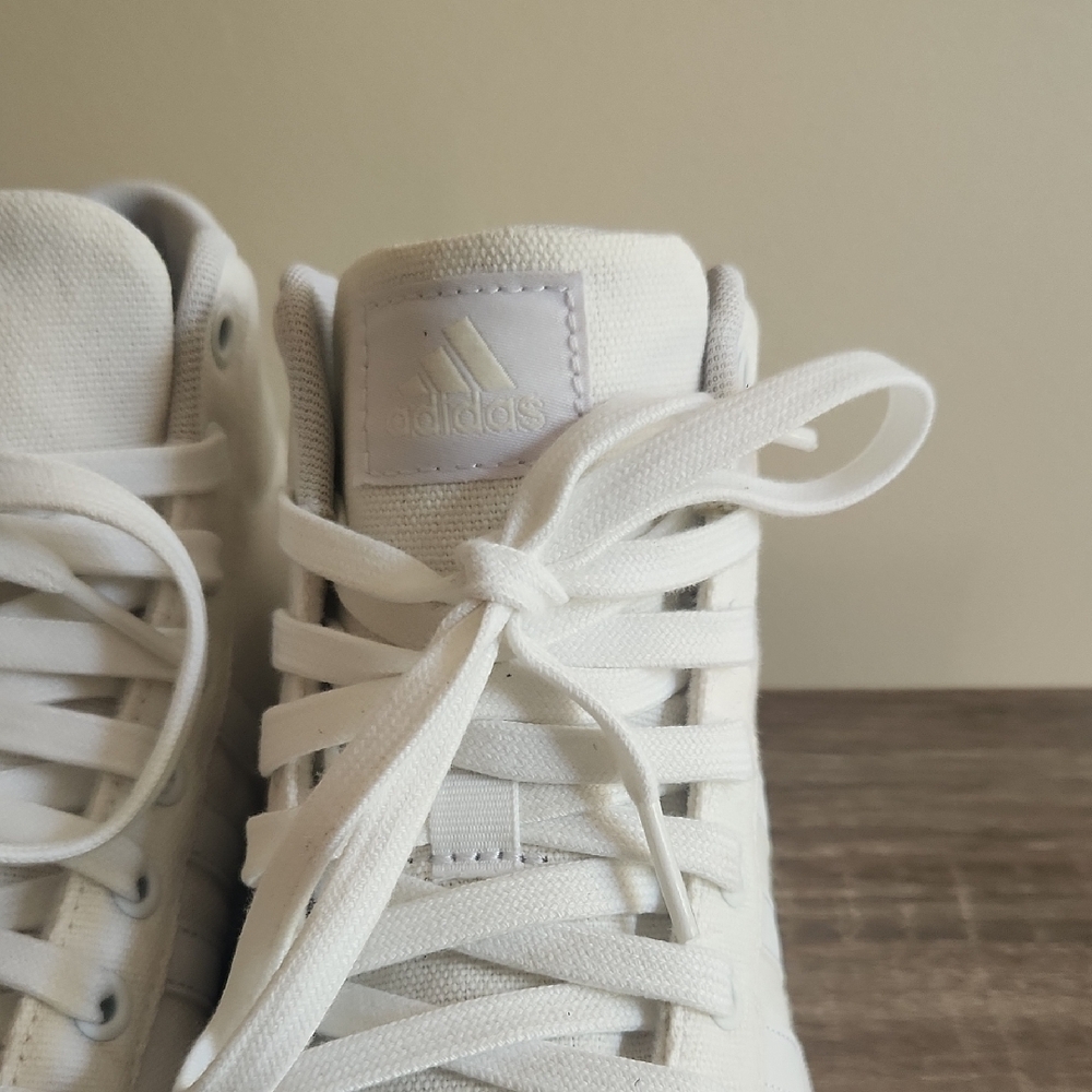 White High-Top Platform Sneakers - Picture 4 of 7